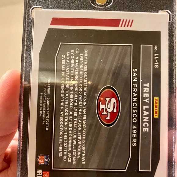 TREY LANCE OPTIC LOGOS SILVER ROOKIE - Picture 3 of 4